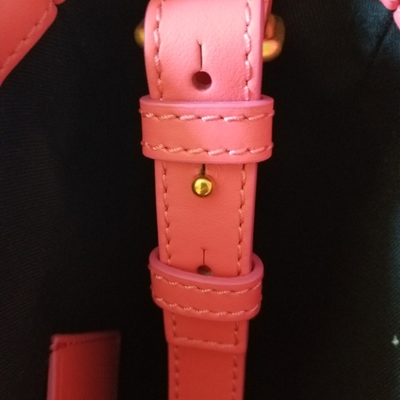 Balmain B-Army 24 Canvas Logo Shopper Crossbody Bag Natural Pink - Picture 12 of 13